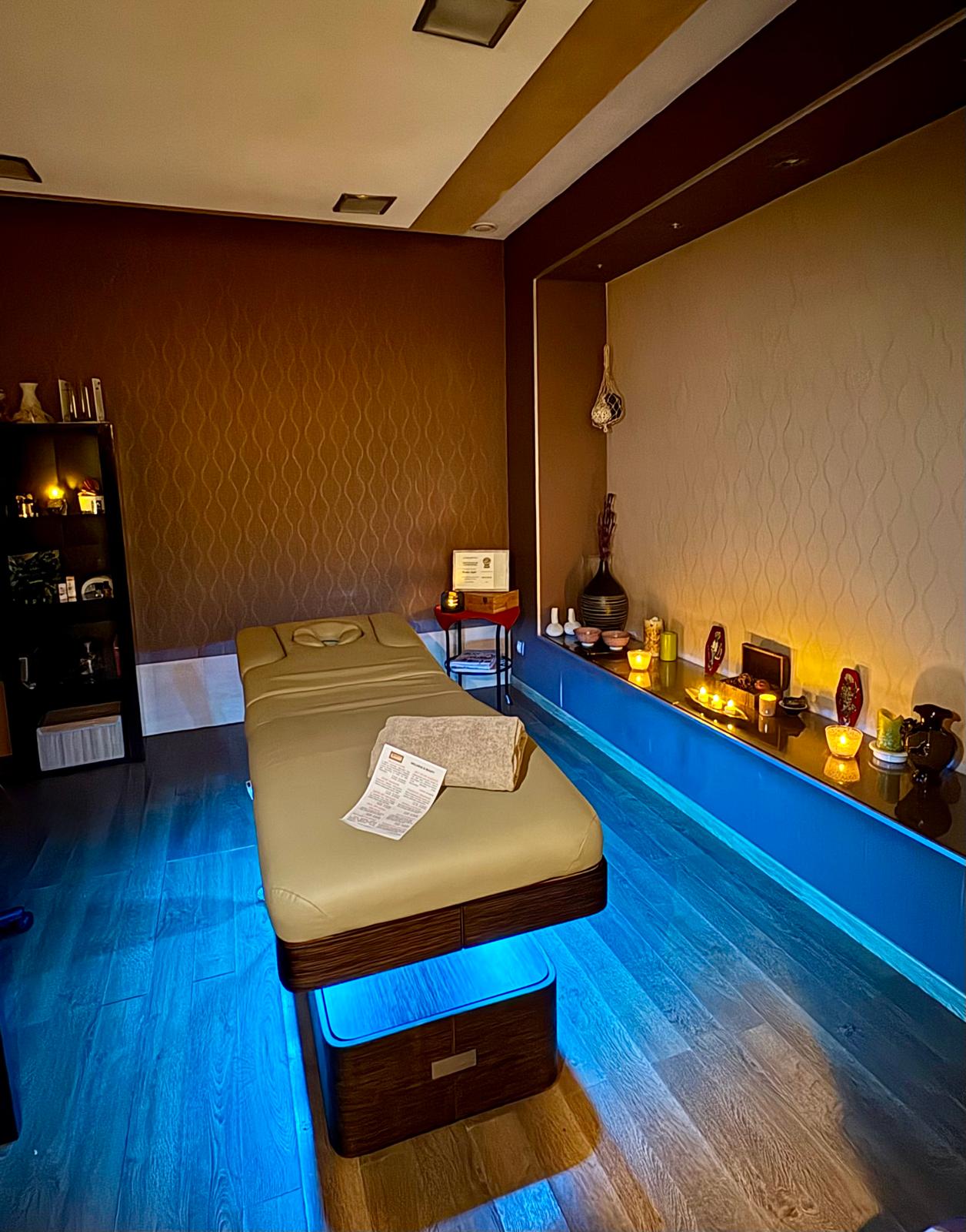 La salle de soins du spa